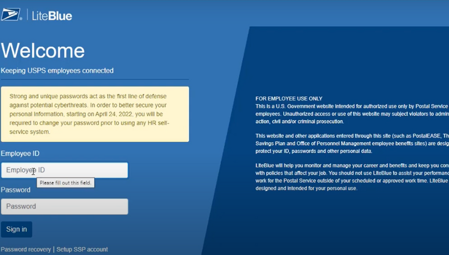 How To Login To Liteblue USPS Account